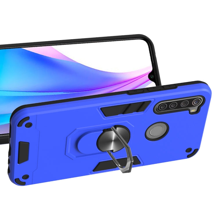 For Xiaomi Redmi Note 8T 2 in 1 Armour Series PC + TPU Protective Case with Ring Holder