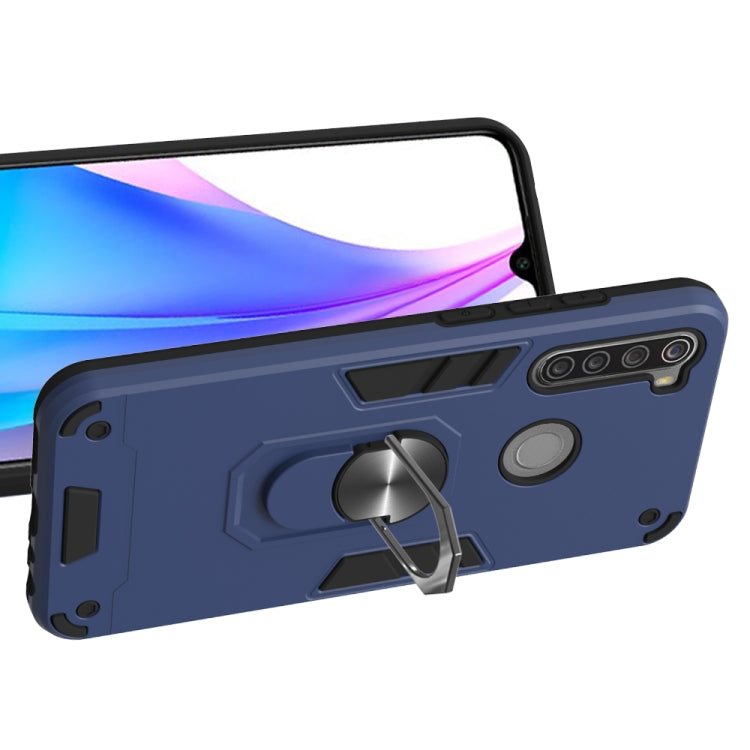 For Xiaomi Redmi Note 8T 2 in 1 Armour Series PC + TPU Protective Case with Ring Holder