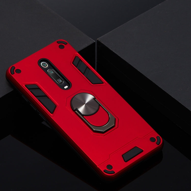 For Xiaomi Redmi K20 2 in 1 Armour Series PC + TPU Protective Case with Ring Holder