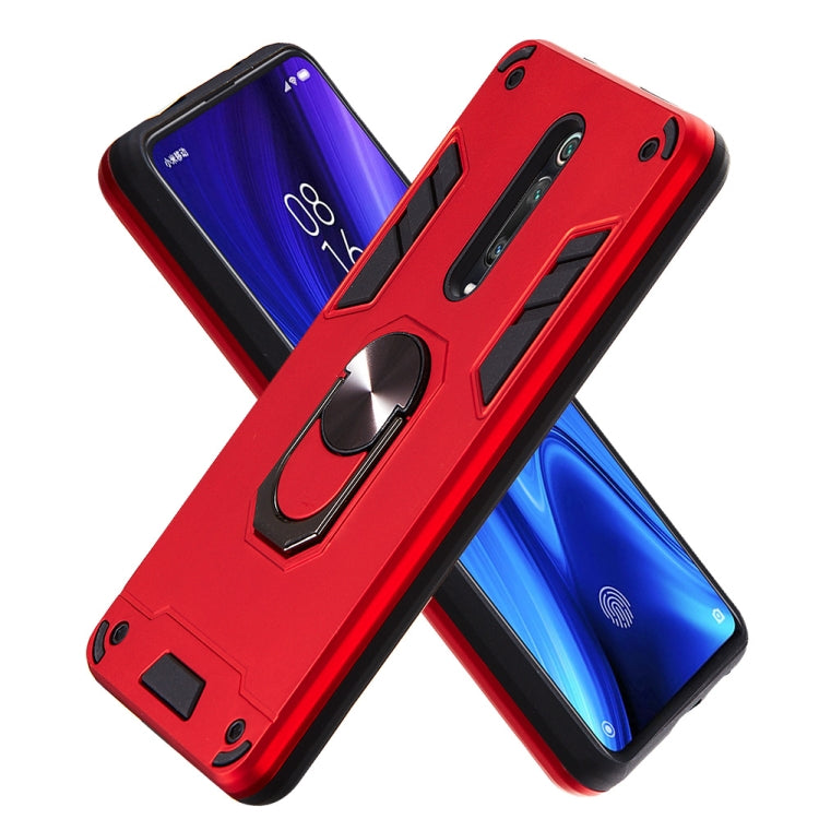For Xiaomi Redmi K20 2 in 1 Armour Series PC + TPU Protective Case with Ring Holder