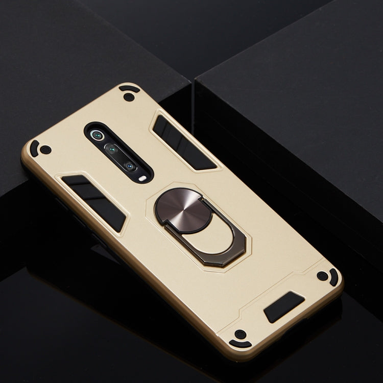 For Xiaomi Redmi K20 2 in 1 Armour Series PC + TPU Protective Case with Ring Holder