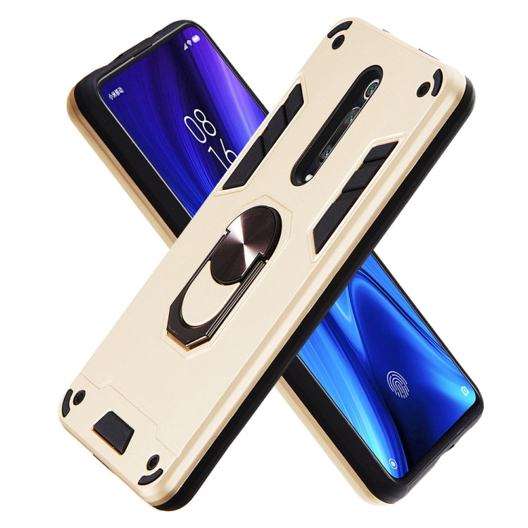 For Xiaomi Redmi K20 2 in 1 Armour Series PC + TPU Protective Case with Ring Holder
