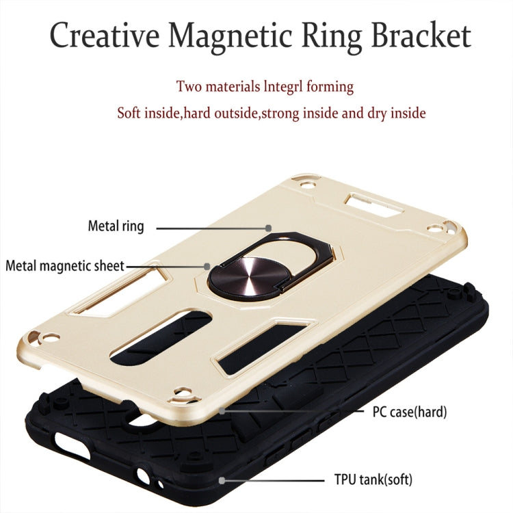 For Xiaomi Redmi K20 2 in 1 Armour Series PC + TPU Protective Case with Ring Holder