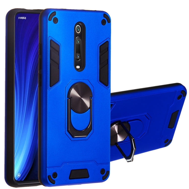 For Xiaomi Redmi K20 2 in 1 Armour Series PC + TPU Protective Case with Ring Holder