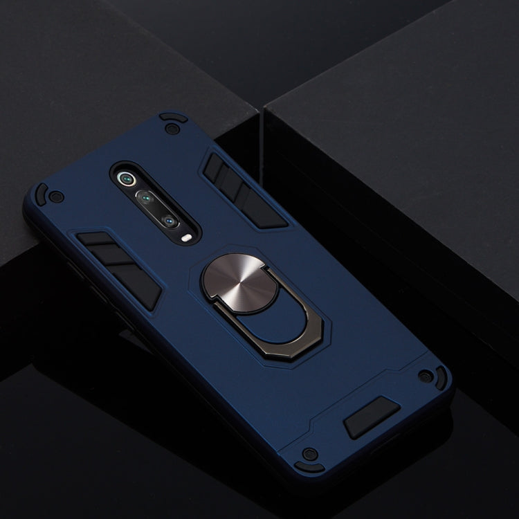 For Xiaomi Redmi K20 2 in 1 Armour Series PC + TPU Protective Case with Ring Holder