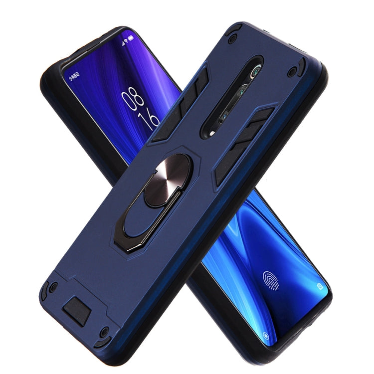 For Xiaomi Redmi K20 2 in 1 Armour Series PC + TPU Protective Case with Ring Holder