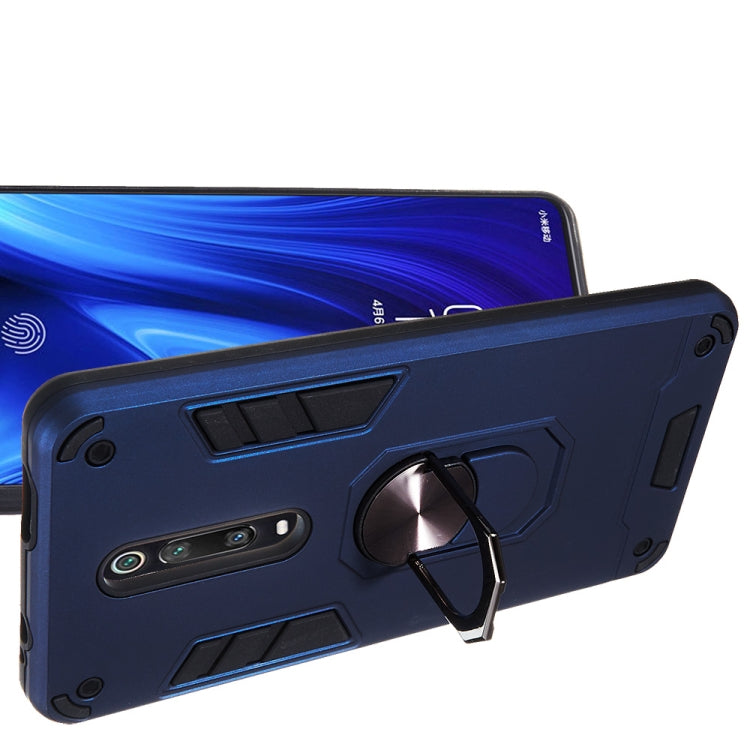 For Xiaomi Redmi K20 2 in 1 Armour Series PC + TPU Protective Case with Ring Holder