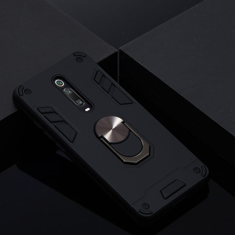 For Xiaomi Redmi K20 2 in 1 Armour Series PC + TPU Protective Case with Ring Holder