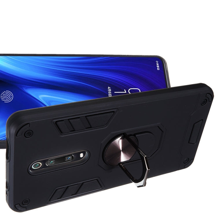 For Xiaomi Redmi K20 2 in 1 Armour Series PC + TPU Protective Case with Ring Holder