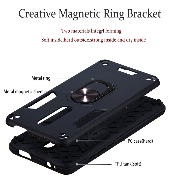 For Xiaomi Redmi K20 2 in 1 Armour Series PC + TPU Protective Case with Ring Holder