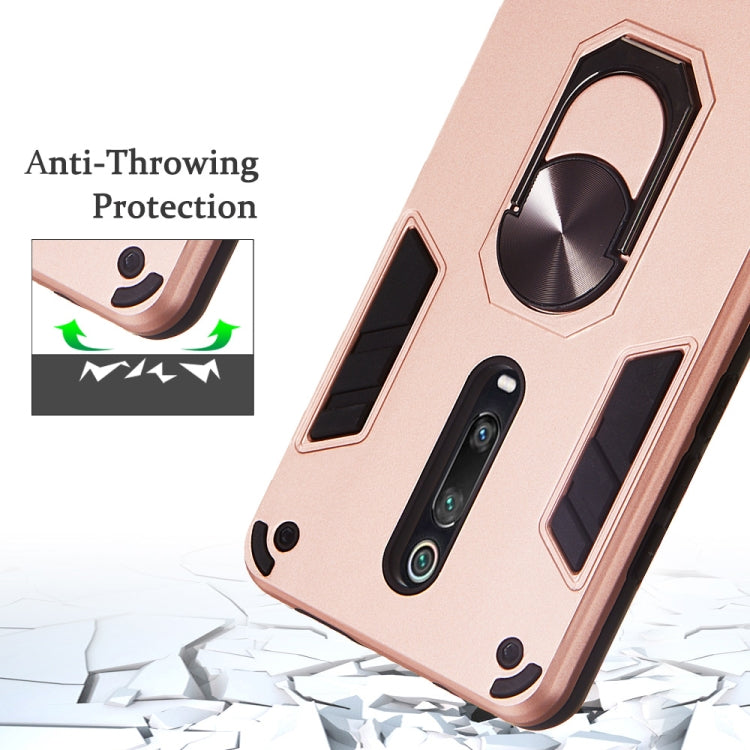 For Xiaomi Redmi K20 2 in 1 Armour Series PC + TPU Protective Case with Ring Holder