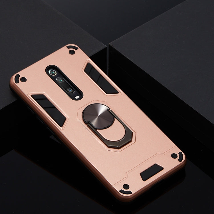 For Xiaomi Redmi K20 2 in 1 Armour Series PC + TPU Protective Case with Ring Holder