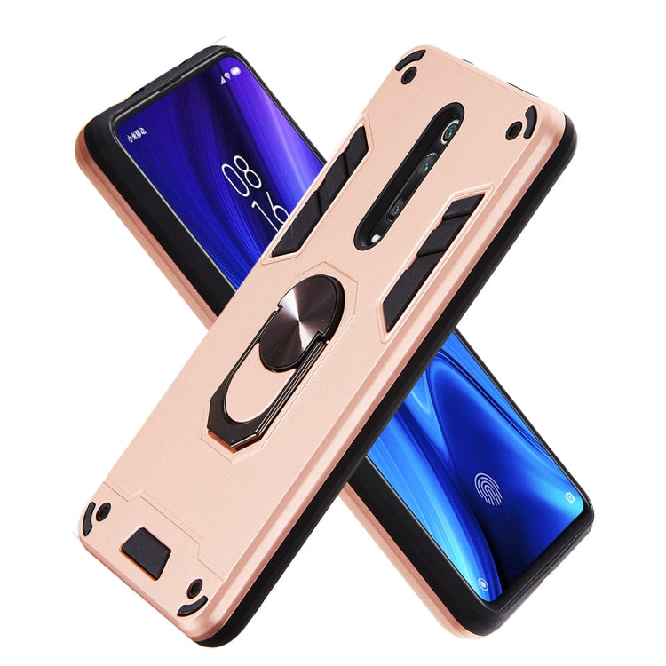For Xiaomi Redmi K20 2 in 1 Armour Series PC + TPU Protective Case with Ring Holder