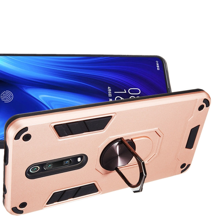 For Xiaomi Redmi K20 2 in 1 Armour Series PC + TPU Protective Case with Ring Holder