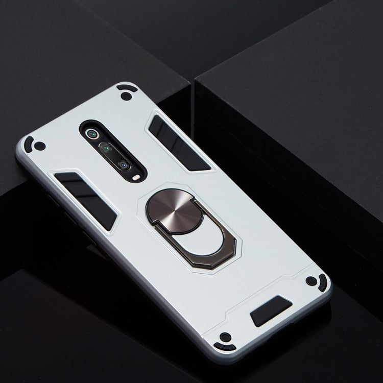 For Xiaomi Redmi K20 2 in 1 Armour Series PC + TPU Protective Case with Ring Holder