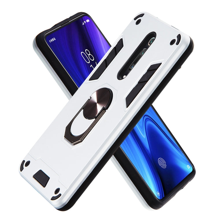 For Xiaomi Redmi K20 2 in 1 Armour Series PC + TPU Protective Case with Ring Holder