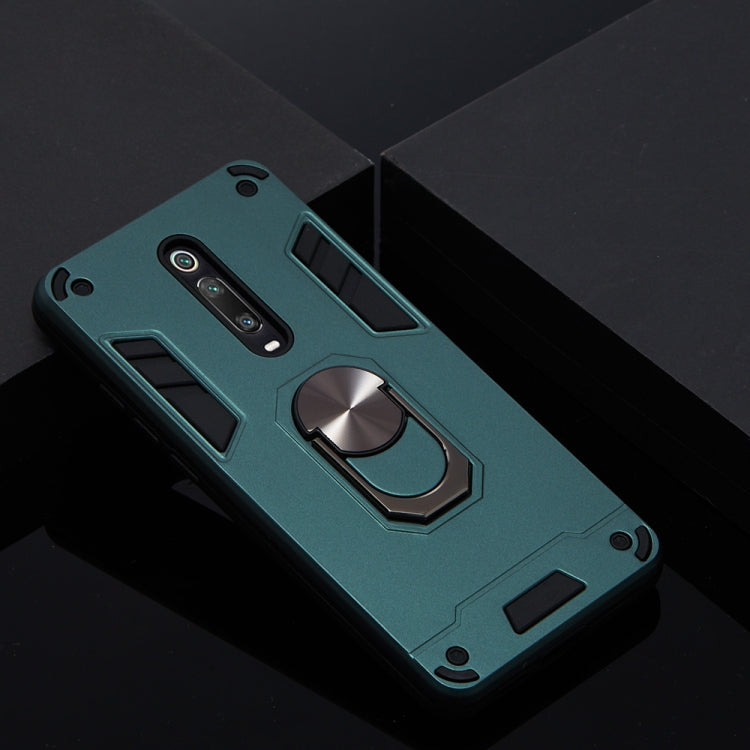 For Xiaomi Redmi K20 2 in 1 Armour Series PC + TPU Protective Case with Ring Holder