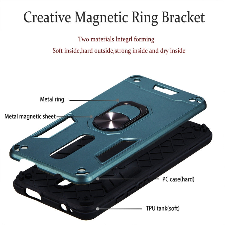 For Xiaomi Redmi K20 2 in 1 Armour Series PC + TPU Protective Case with Ring Holder