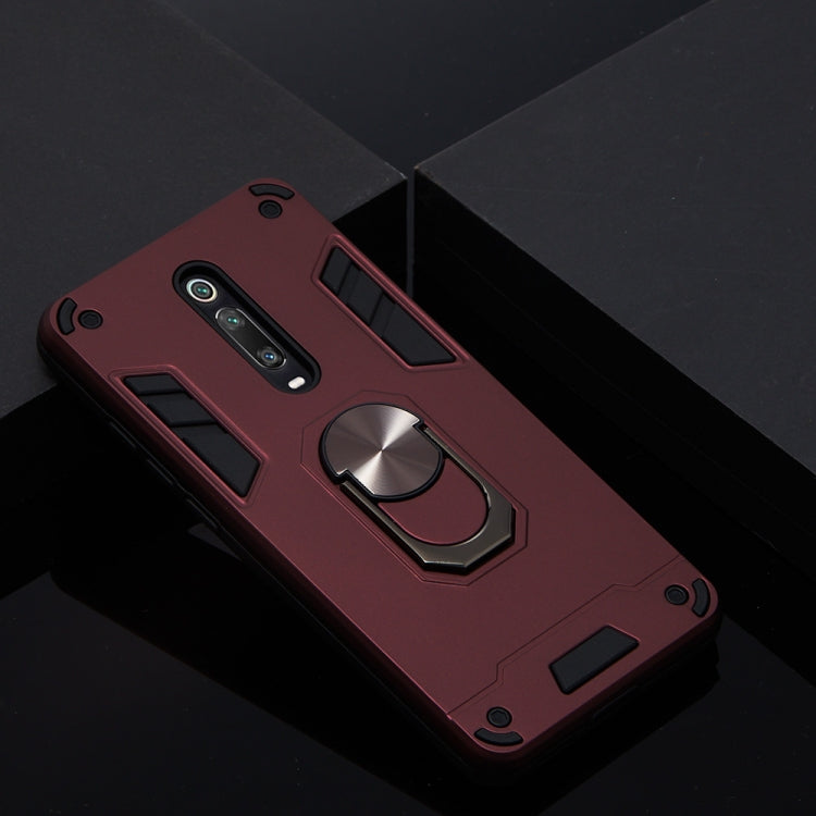 For Xiaomi Redmi K20 2 in 1 Armour Series PC + TPU Protective Case with Ring Holder