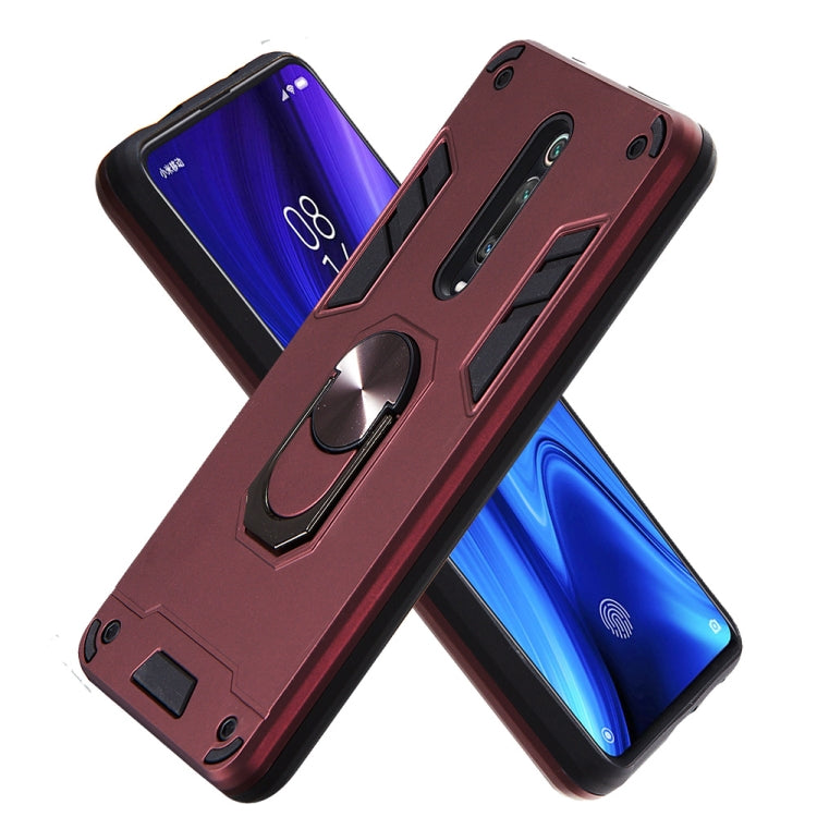 For Xiaomi Redmi K20 2 in 1 Armour Series PC + TPU Protective Case with Ring Holder