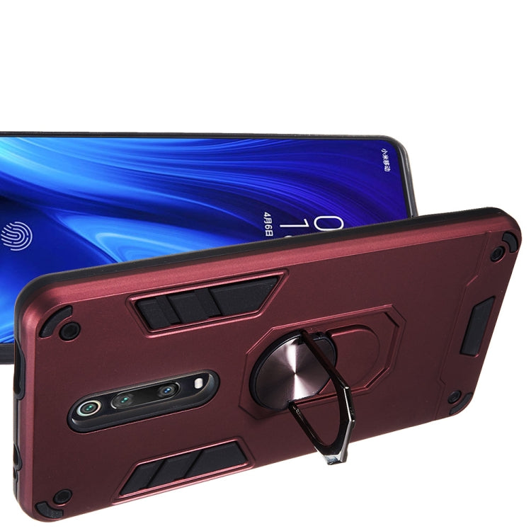 For Xiaomi Redmi K20 2 in 1 Armour Series PC + TPU Protective Case with Ring Holder