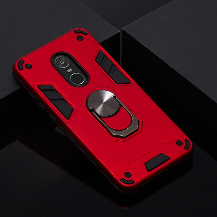 For Xiaomi Redmi Note 4 / Note 4X / Redmi 4(India) 2 in 1 Armour Series PC + TPU Protective Case with Ring Holder