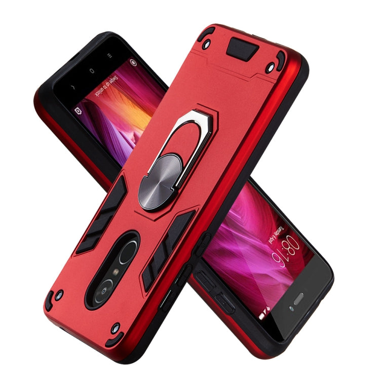 For Xiaomi Redmi Note 4 / Note 4X / Redmi 4(India) 2 in 1 Armour Series PC + TPU Protective Case with Ring Holder