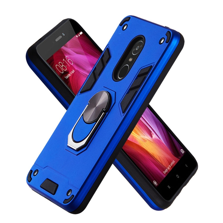 For Xiaomi Redmi Note 4 / Note 4X / Redmi 4(India) 2 in 1 Armour Series PC + TPU Protective Case with Ring Holder