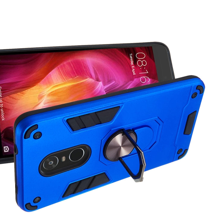 For Xiaomi Redmi Note 4 / Note 4X / Redmi 4(India) 2 in 1 Armour Series PC + TPU Protective Case with Ring Holder
