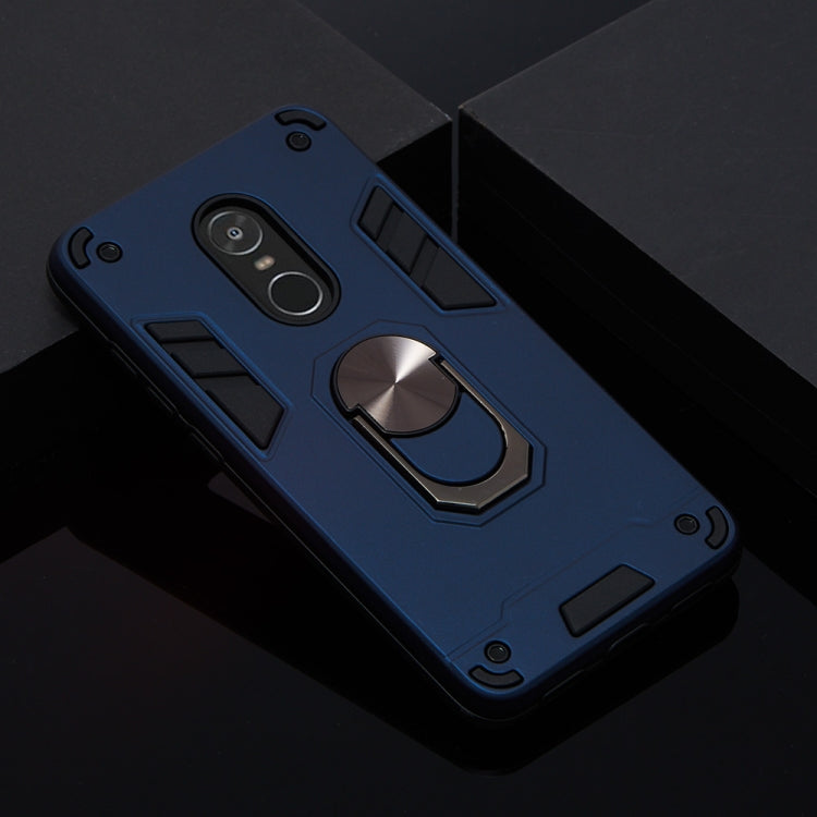 For Xiaomi Redmi Note 4 / Note 4X / Redmi 4(India) 2 in 1 Armour Series PC + TPU Protective Case with Ring Holder