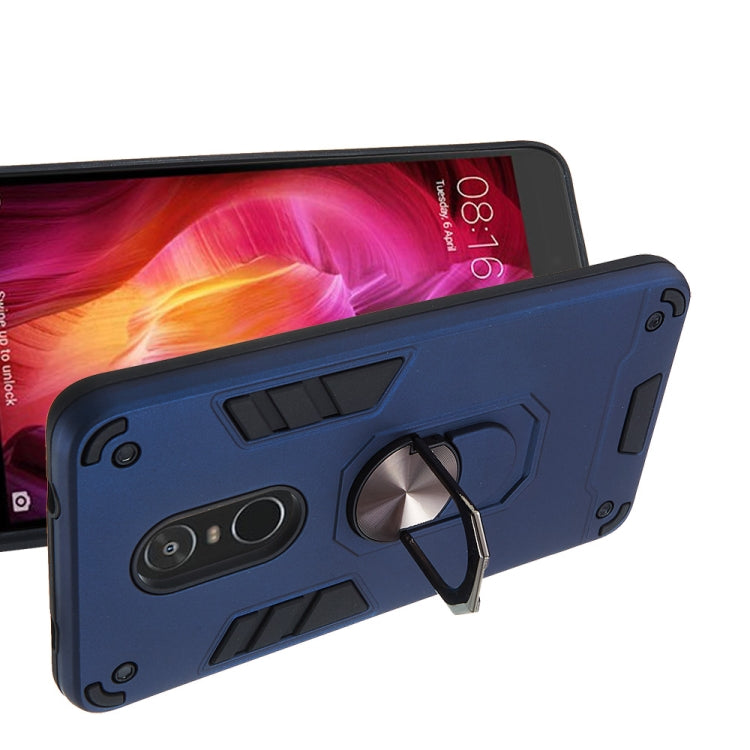 For Xiaomi Redmi Note 4 / Note 4X / Redmi 4(India) 2 in 1 Armour Series PC + TPU Protective Case with Ring Holder