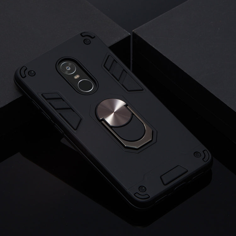 For Xiaomi Redmi Note 4 / Note 4X / Redmi 4(India) 2 in 1 Armour Series PC + TPU Protective Case with Ring Holder