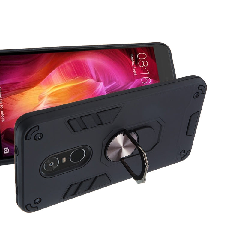 For Xiaomi Redmi Note 4 / Note 4X / Redmi 4(India) 2 in 1 Armour Series PC + TPU Protective Case with Ring Holder