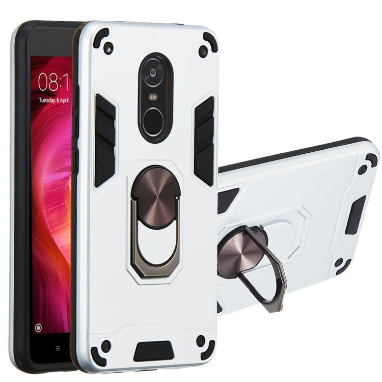 For Xiaomi Redmi Note 4 / Note 4X / Redmi 4(India) 2 in 1 Armour Series PC + TPU Protective Case with Ring Holder