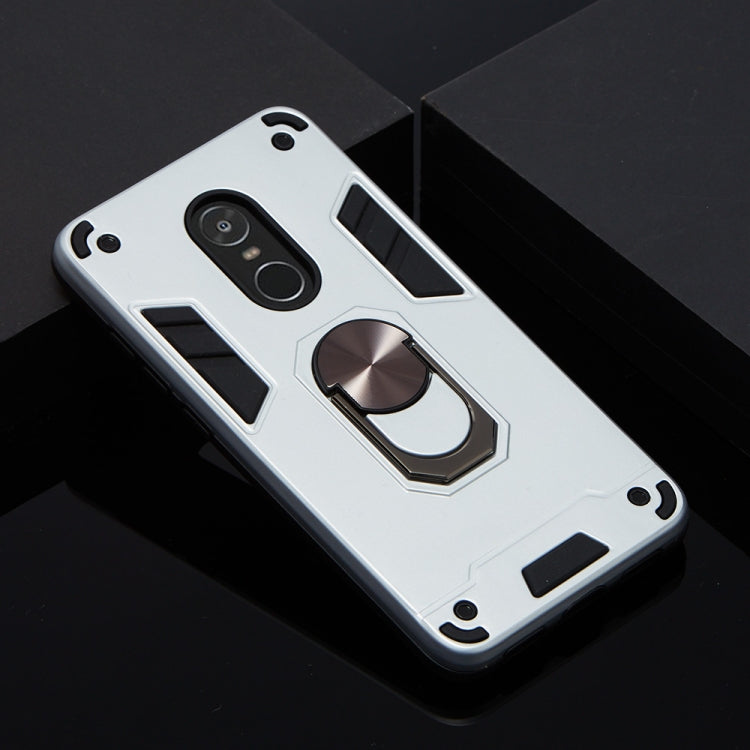 For Xiaomi Redmi Note 4 / Note 4X / Redmi 4(India) 2 in 1 Armour Series PC + TPU Protective Case with Ring Holder