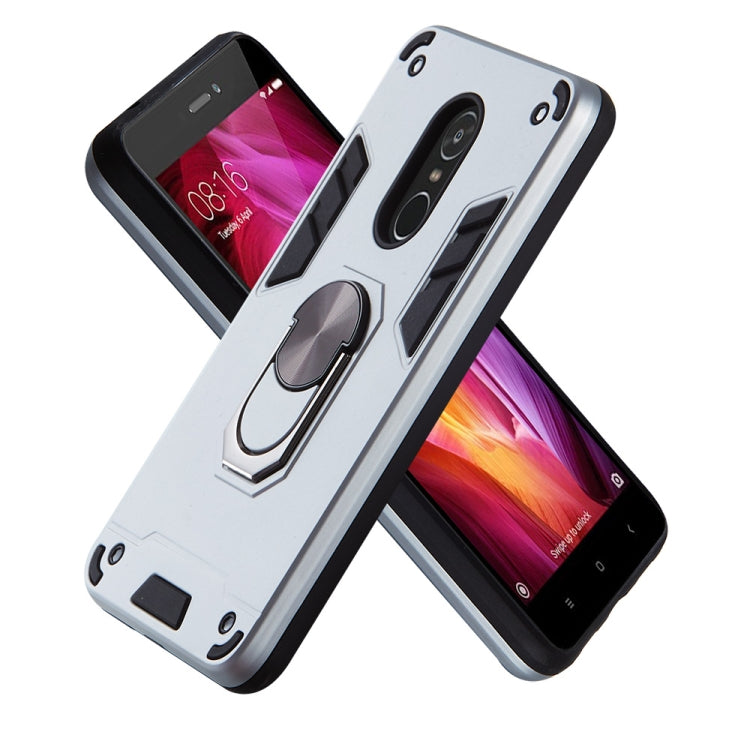 For Xiaomi Redmi Note 4 / Note 4X / Redmi 4(India) 2 in 1 Armour Series PC + TPU Protective Case with Ring Holder
