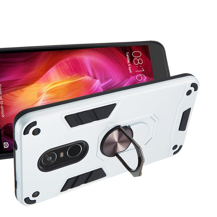For Xiaomi Redmi Note 4 / Note 4X / Redmi 4(India) 2 in 1 Armour Series PC + TPU Protective Case with Ring Holder