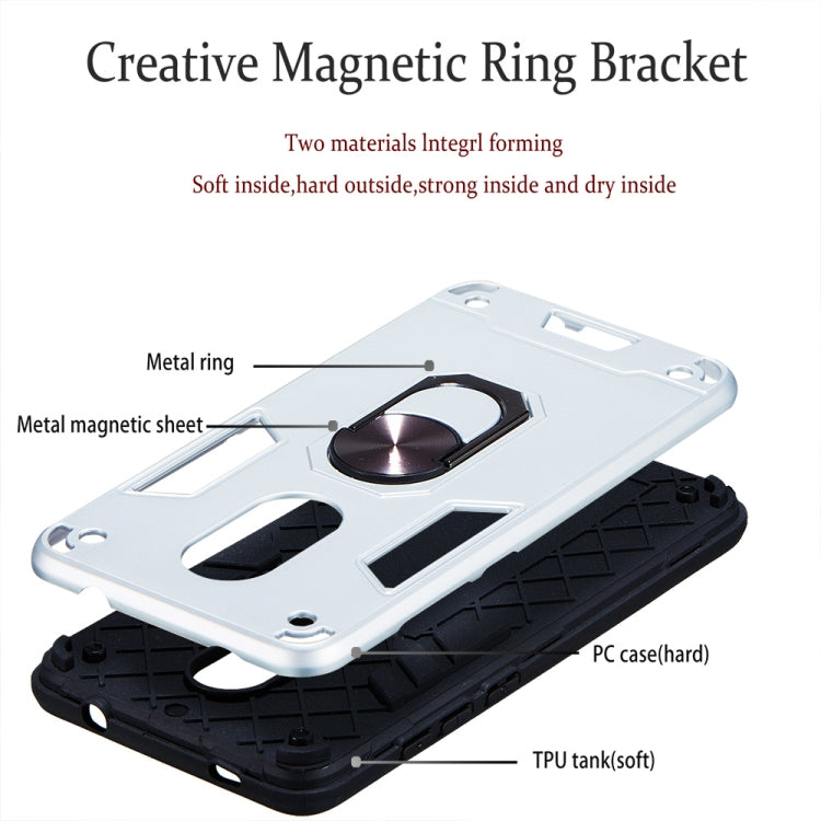 For Xiaomi Redmi Note 4 / Note 4X / Redmi 4(India) 2 in 1 Armour Series PC + TPU Protective Case with Ring Holder