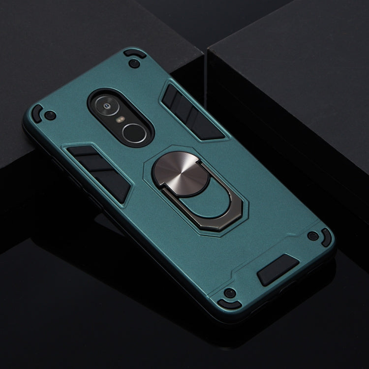 For Xiaomi Redmi Note 4 / Note 4X / Redmi 4(India) 2 in 1 Armour Series PC + TPU Protective Case with Ring Holder