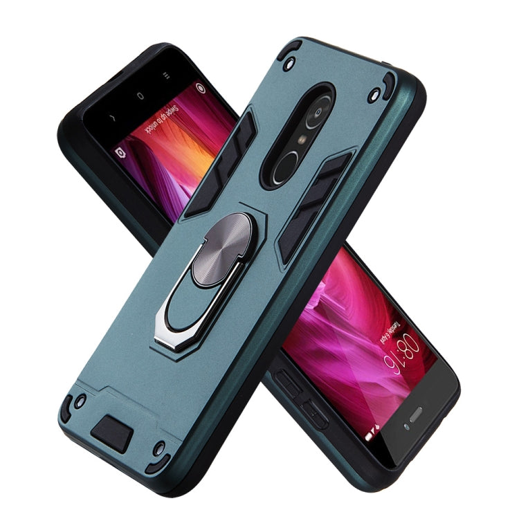 For Xiaomi Redmi Note 4 / Note 4X / Redmi 4(India) 2 in 1 Armour Series PC + TPU Protective Case with Ring Holder