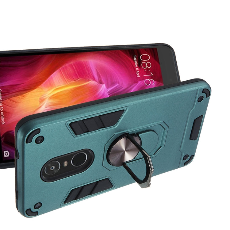 For Xiaomi Redmi Note 4 / Note 4X / Redmi 4(India) 2 in 1 Armour Series PC + TPU Protective Case with Ring Holder