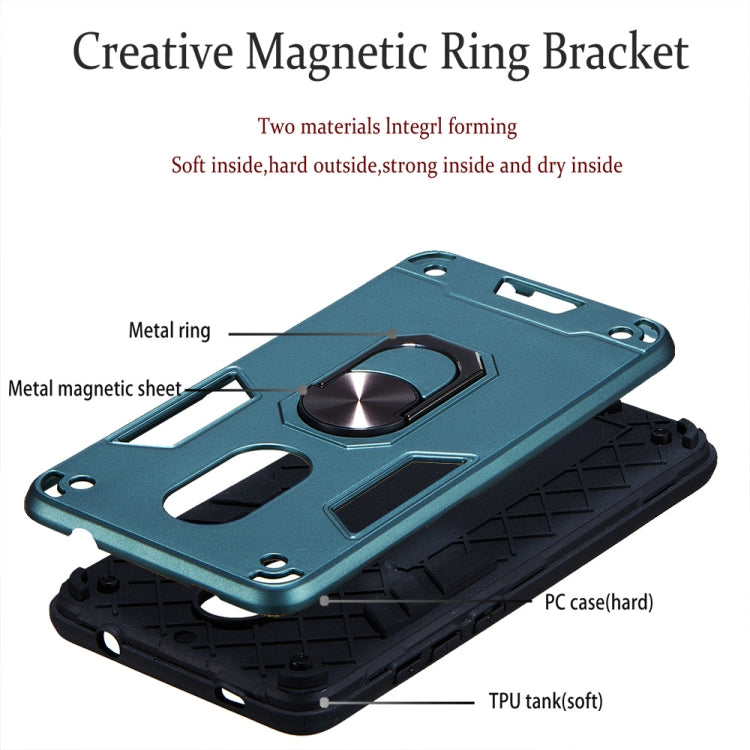 For Xiaomi Redmi Note 4 / Note 4X / Redmi 4(India) 2 in 1 Armour Series PC + TPU Protective Case with Ring Holder