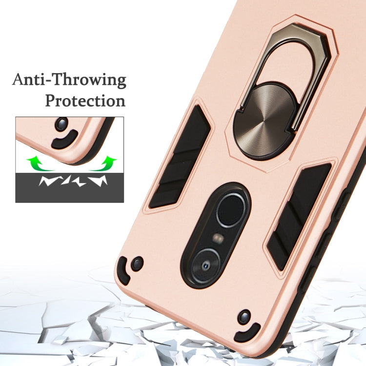 For Xiaomi Redmi Note 4 / Note 4X / Redmi 4(India) 2 in 1 Armour Series PC + TPU Protective Case with Ring Holder