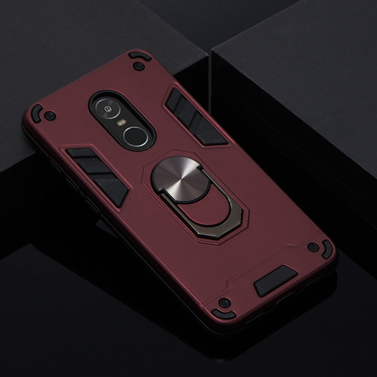 For Xiaomi Redmi Note 4 / Note 4X / Redmi 4(India) 2 in 1 Armour Series PC + TPU Protective Case with Ring Holder