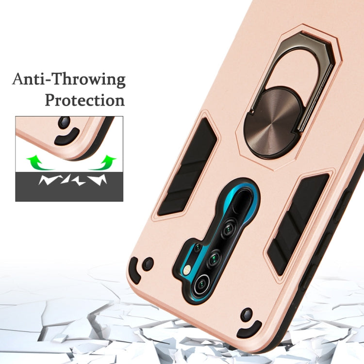 For Xiaomi Redmi Note 8 Pro 2 in 1 Armour Series PC + TPU Protective Case with Ring Holder