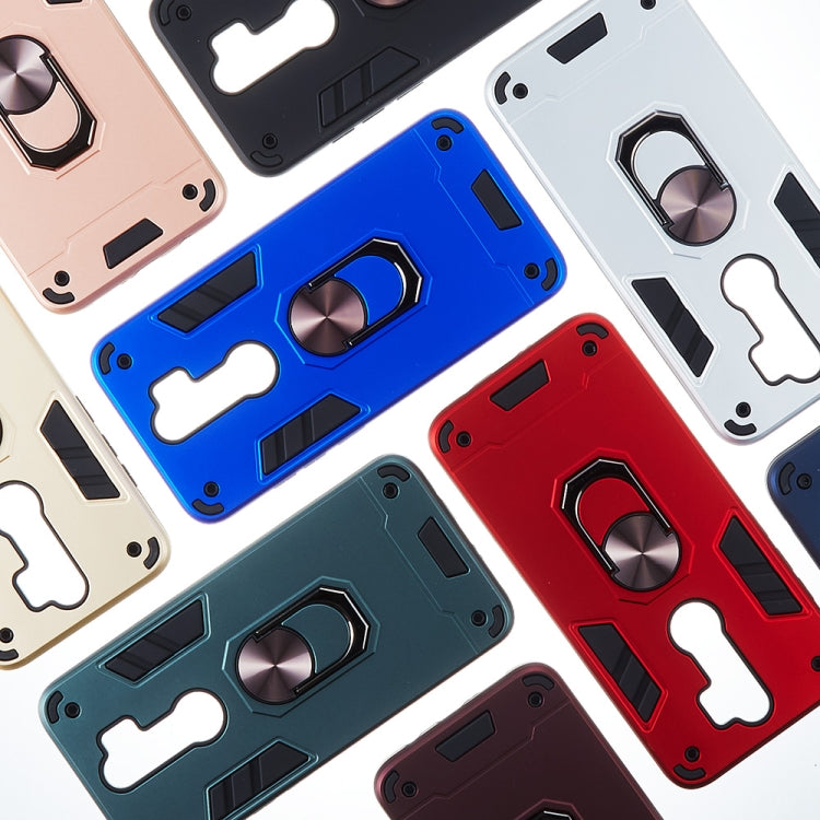 For Xiaomi Redmi Note 8 Pro 2 in 1 Armour Series PC + TPU Protective Case with Ring Holder