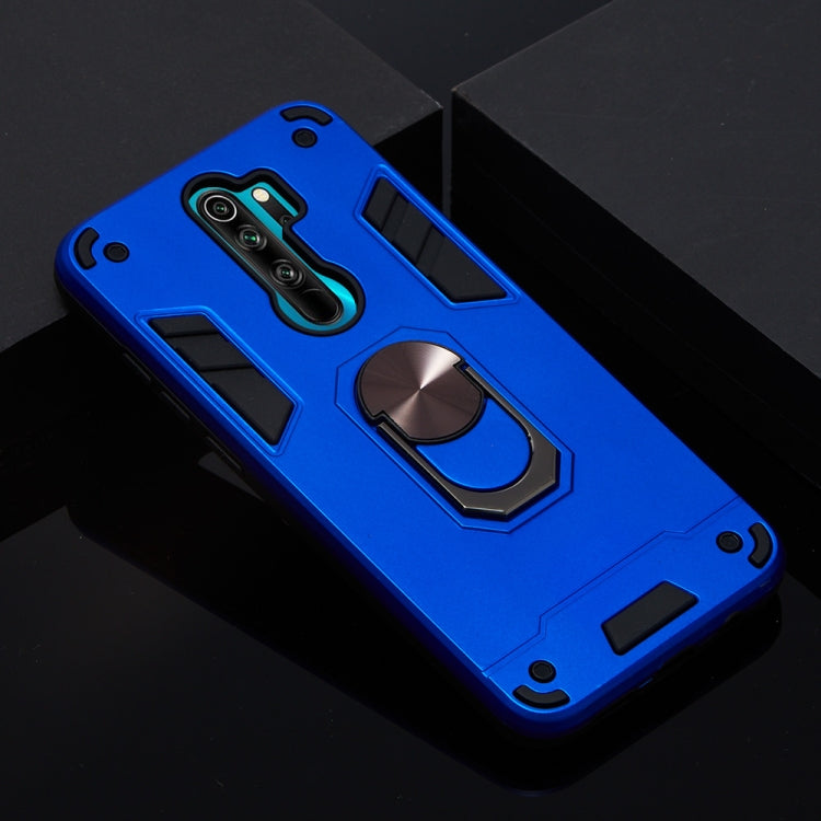 For Xiaomi Redmi Note 8 Pro 2 in 1 Armour Series PC + TPU Protective Case with Ring Holder