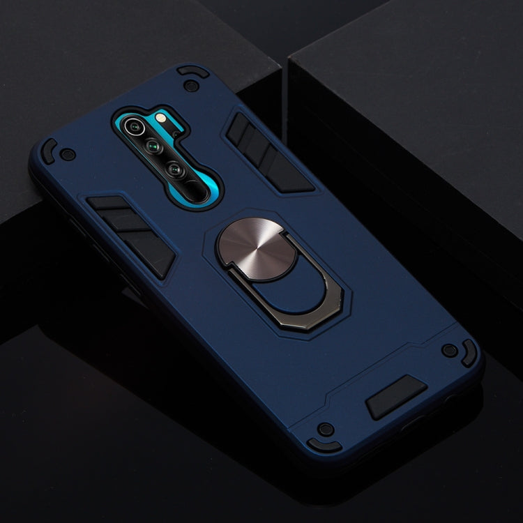 For Xiaomi Redmi Note 8 Pro 2 in 1 Armour Series PC + TPU Protective Case with Ring Holder