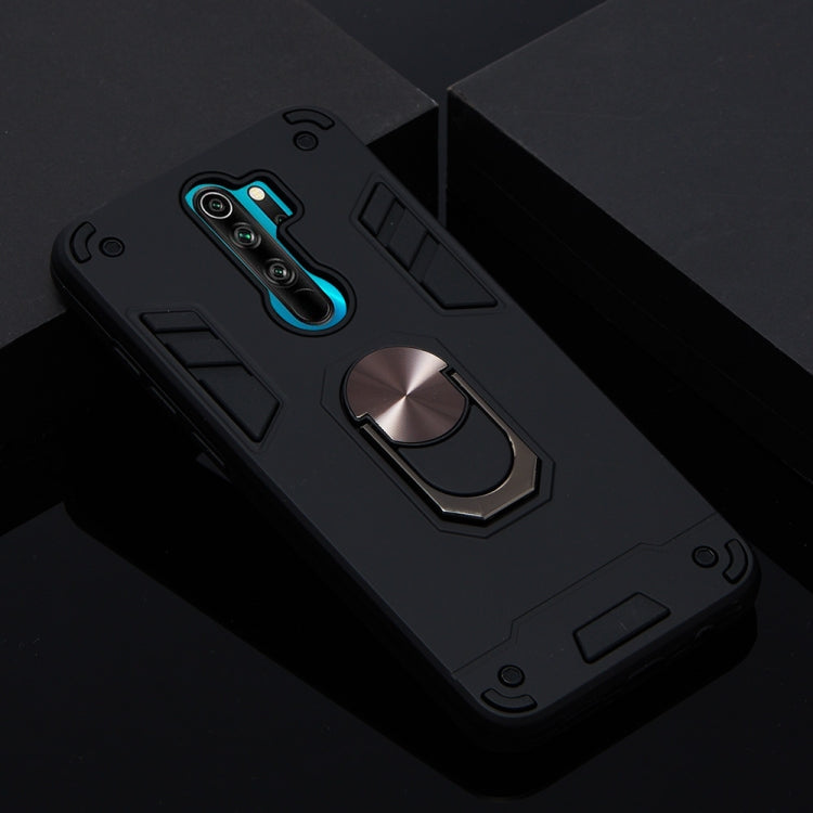 For Xiaomi Redmi Note 8 Pro 2 in 1 Armour Series PC + TPU Protective Case with Ring Holder