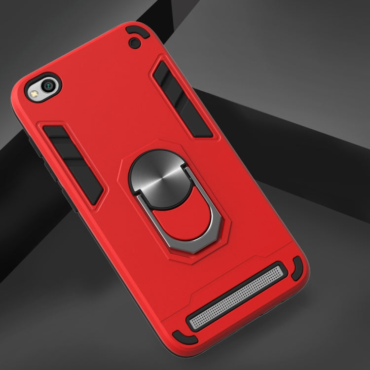 For Xiaomi Redmi 5A / 5A Prime / Y1 2 in 1 Armour Series PC + TPU Protective Case with Ring Holder